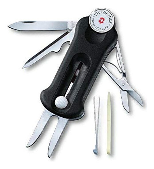 Victorinox 0.7052.3 Herramienta De Golf, Negro, Horquilla De 0 Victorinox 0.7052.3 Herramienta De Golf, Negro, Horquilla De 0
