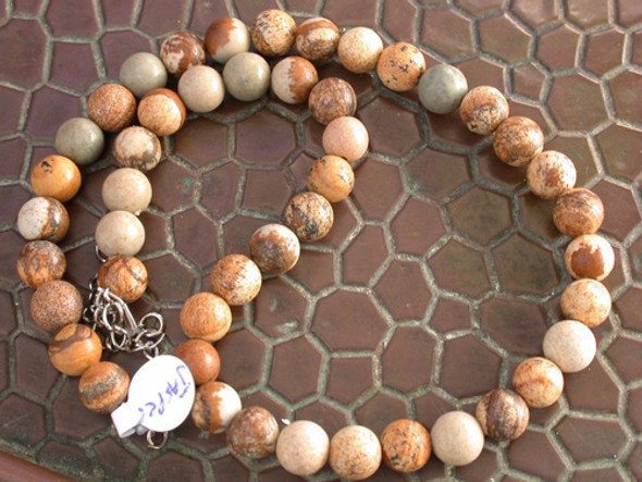 Herm Collar Luli En Piedra Jasper Naturales Super Precio 0