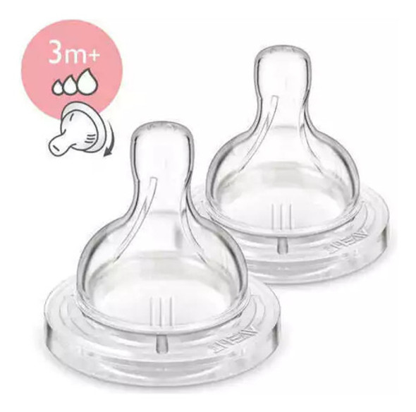 Tetinas Avent Natural 3+ Blister X2 Unidades 1