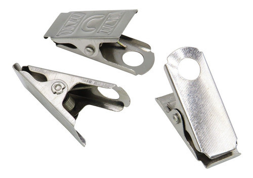 Broche Cocodrilo Metal P/ Chupetes Credencial X 50 Unid 0
