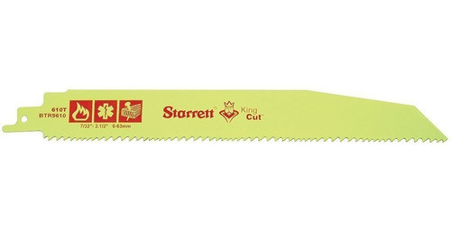 Sierra Sable Bi-metal King Cut 225 Mm, 6-10 Dpp Starrett 2u 0