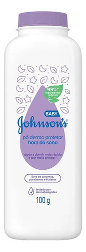 Kit 2 Talco Johnsons Baby 100g Hora Do Sono Naturalcalm 1