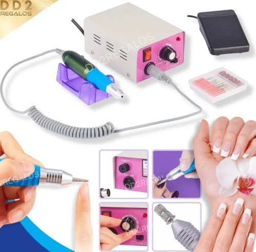 Torno Profesional Con Pedal Uñas Manos Pies 25000 Rpm 1