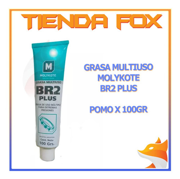 Grasa Multiuso Molykote Con Mos2 Br2 Plus X 100gr 1