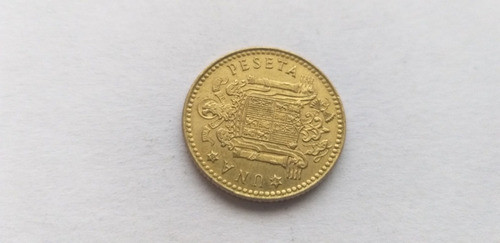 Moneda Con Error 1 Peseta 1975. 1