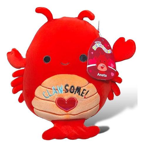 Squishmallows 8 Inch Aneta The Lobster Plush With Clawsome O 0