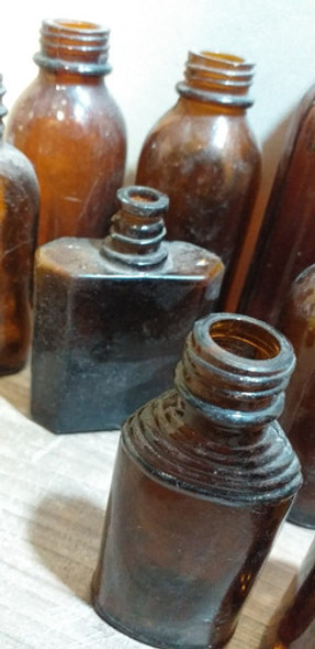 Lote De Antiguos Frascos De Farmacia 0