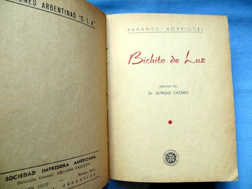 Bichito De Luz Yamandu Rodriguez Soc Impresora Americana 1