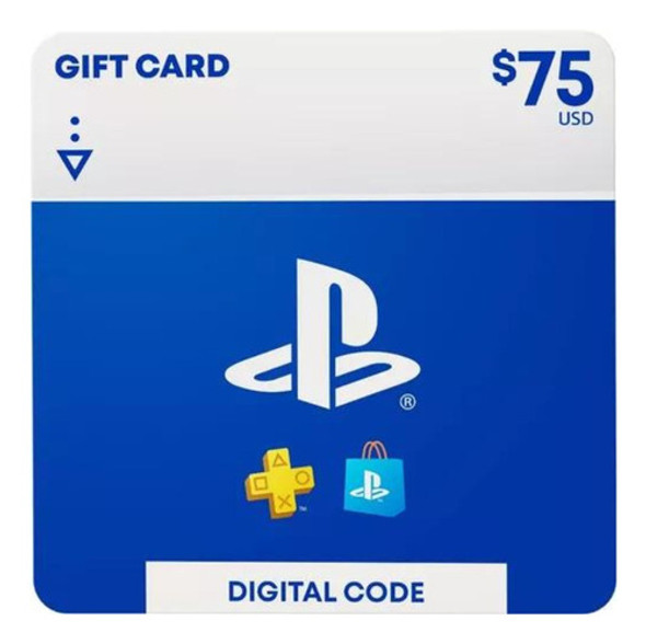 Saldo Playstation Store Tarjeta Psn $75 Usa Código Original 0