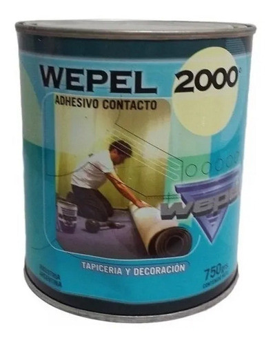Adhesivo Wepel, Pegamento 750 Gr, Para Alfombras Y Césped 0