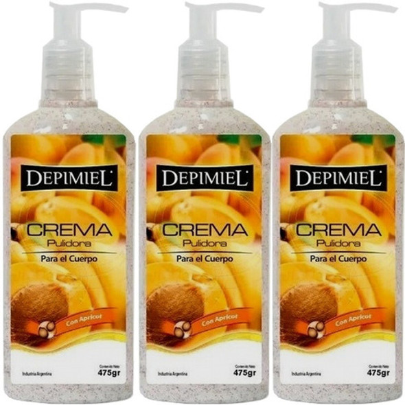 Crema Corporal Pulidora Exfoliante Depimiel 475 Gr Pack X 3 0 Crema Corporal Pulidora Exfoliante Depimiel 475 Gr Pack X 3 0