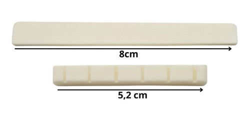 Kit Encordoamento Tarraxa Nut Rastilho Osso Violão Nylon 1