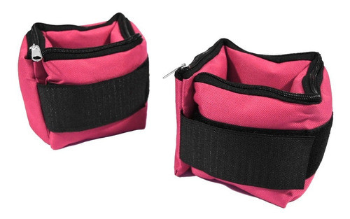 Tobilleras 1 Kg Precio X Par Reforzada Regulable Color Rosa 0