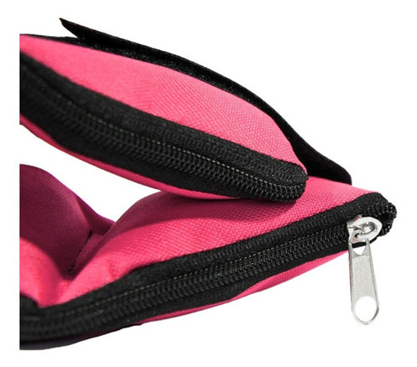 Tobilleras 1 Kg Precio X Par Reforzada Regulable Color Rosa 1