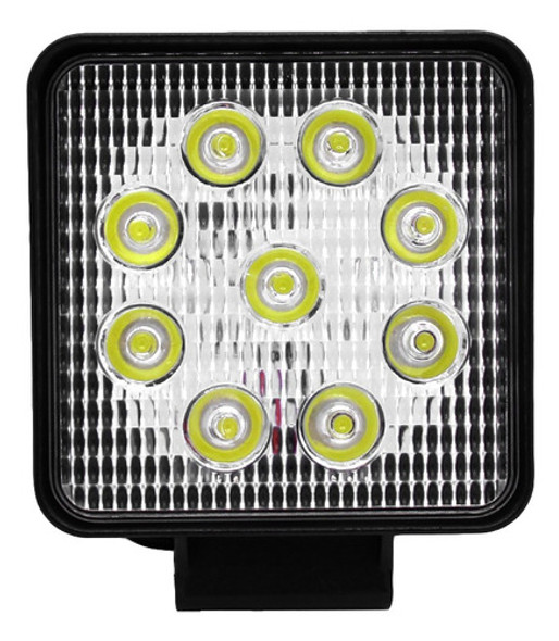 Faro Led Cuadrado Camion Agricola Vial 12/24v 0