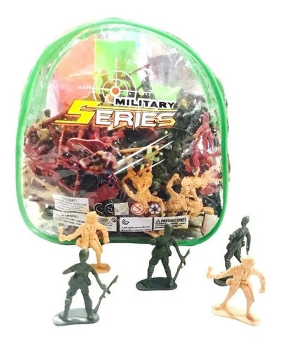 Mochila Con Soldaditos Militares Para Jugar Blower Military 0