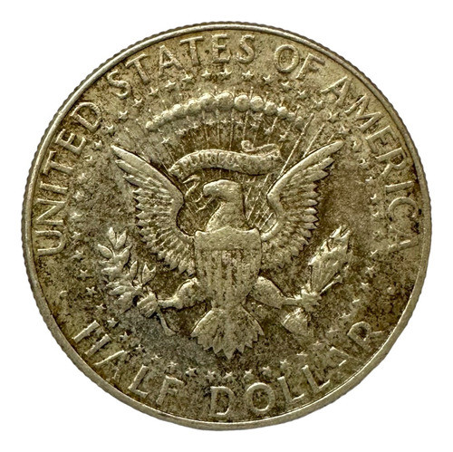 Estados Unidos - 50 Cents - Año - 1968 D - Kennedy Plata 1