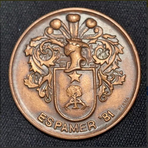Medalla Espamer 81 - Expo Filatelica España Y Portugal - 017 0