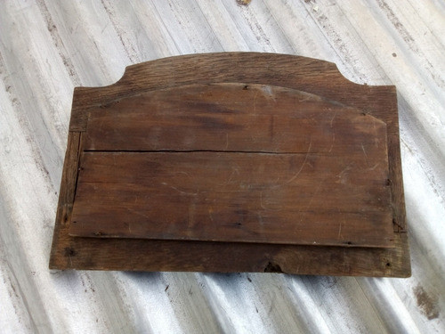 T-antigua Alzada Para Mesita De Luz Roble 34.6 X 24 X 3 Prof 1