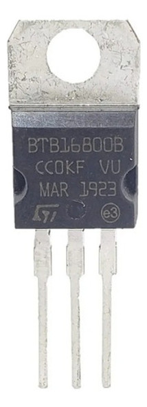 Transistor Triac Btb16-800b Btb16800b 800v 16a 0