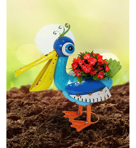 Continental Art Center Inc. Cac18016b Estatua Pelican Plante 1