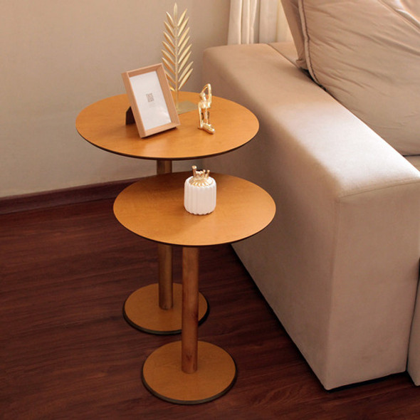 Kit 2 Mesinha Lateral Apoio Objetos Sofa Canto De Madeira 1