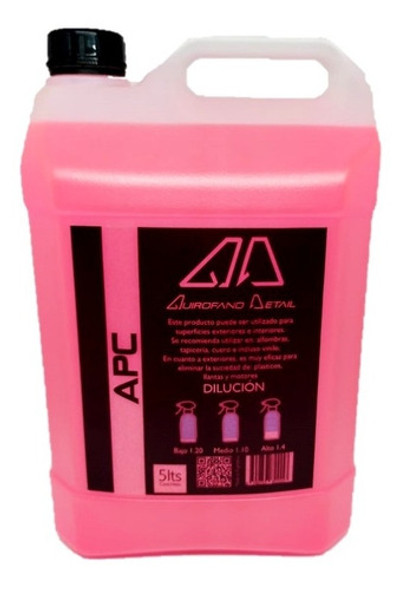 Quirofano Apc 5 L Limpiador Multiproposito Tapizados, Cuero 0
