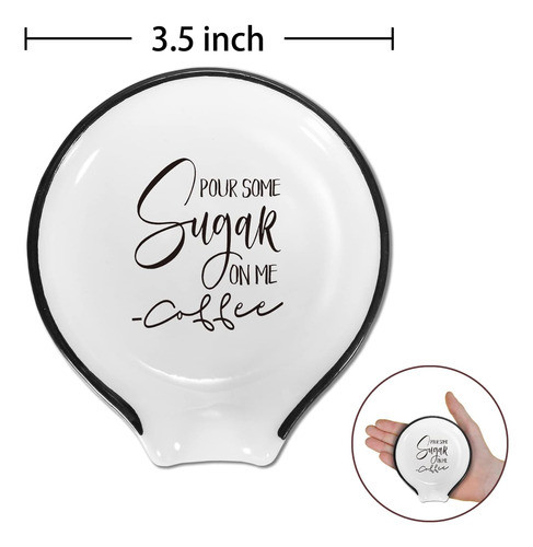 Soporte De Cucharita Decorativa Para Mesa De Café, 7 Cm 1