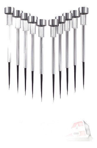 10x Led Solar Power Outdoor Path Light Spot Lámpara Patio Ja 0