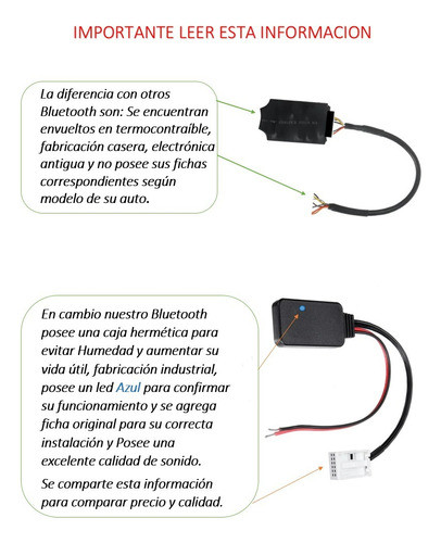 Para Stereo Original Renault Megane 2 Clio Bluetooth 5.0 1