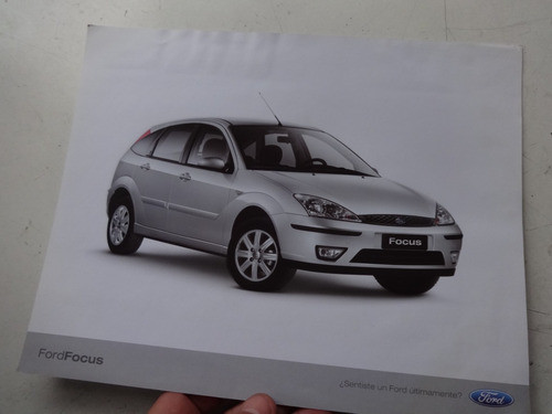 Folleto Ford Focus 2004 Auto Clasico No Manual Catalogo 0
