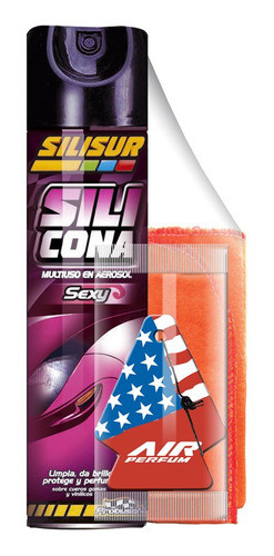 Kit Silicona Aroma Sexy 260g + Franela + Perfumador 0