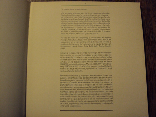 Kathe Kollwitz Gráficas Plástica Catálogo Exposición 1985 1