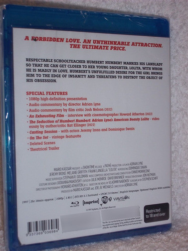 Blu-ray Lolita (1997) / Subtitulos En Ingles 1