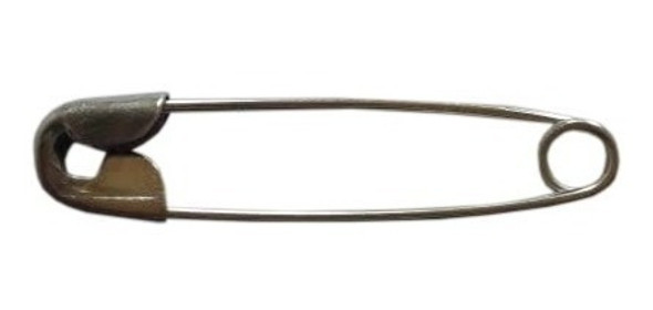 Alfinetes De Segurança N°5 Aço Niquelado 64 Mm Kit 10 Caixas 1