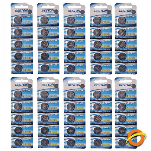 50 X Pilas Boton Cr2032 3v Llave Auto Control Remoto 2032 0
