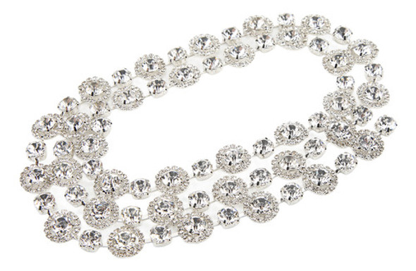 Corrente De Strass Para Decoração De Roupas Com 1 Metro De F 1