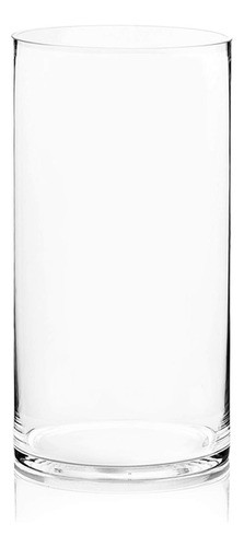 Jarrón Cilíndrico Wgv Ancho 8 Alto 16 Transparente Vidrio Pa 0