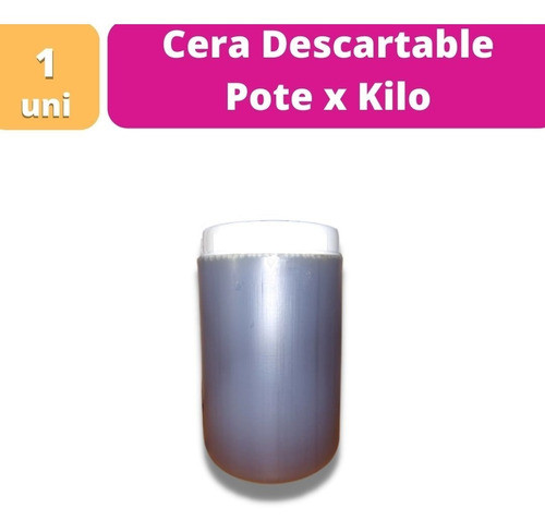 Cera Depilatoria Descartable  Por 1 Kilo P/espatula 1 Unidad 1