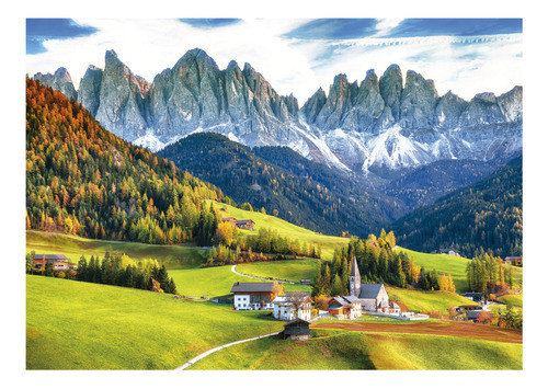 Puzzle Educa Otoño Dolomitas Paisaje Alpes 2000 Piezas Atrix 1