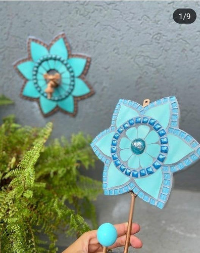 Perchero Mandala Mdf + Gancho Bolita. Bs As Mosaicos 1