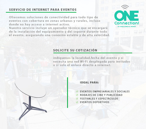 Internet Para Eventos I  Presupuesto 1
