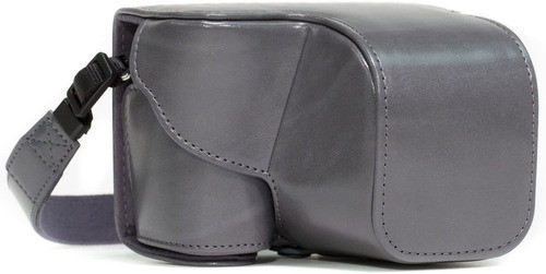 Funda Para Sony Alpha A6000 / A6300 Megagear Mg677 Gris 0