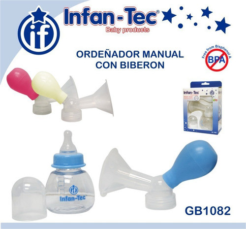 Ordeñador Manual De Leche Con Biberón 0