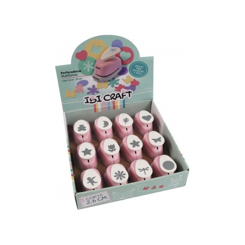 Sacabocado Jumbo Grande Troquelador Con Forma X 12 Unidades 1