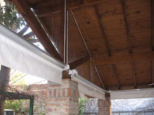Cerramiento Cristal Transparente Lona Pvc Galeria Quincho 1