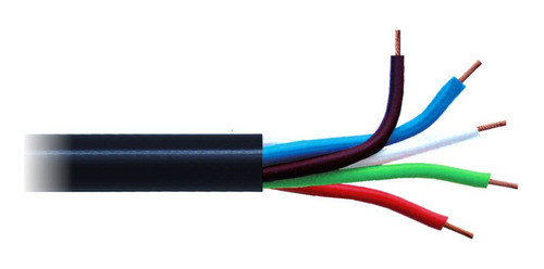 Cabo P/ Instalação Automotiva 5 Fios 1,00mm (5x16) Dni Pp510 0