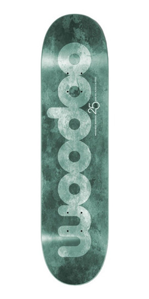 Tabla Skate Profesional Woodoo Washed Green ¡maple! 8.25 1