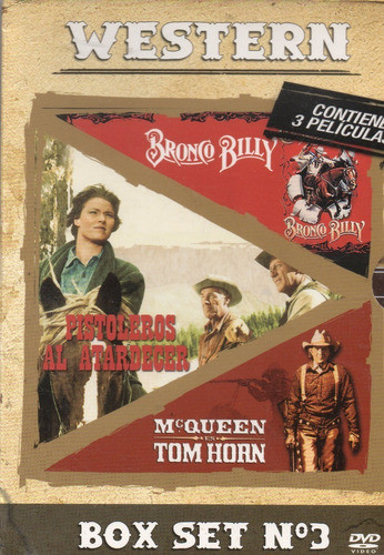 Western Box Set N° 3 (3 Dvd) - Nuevo Orig. Cerrado - Mcbmi 0