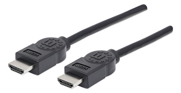 Cable Hdmi Macho Macho 1,8 Mts 4k Blindado Manhattan 0